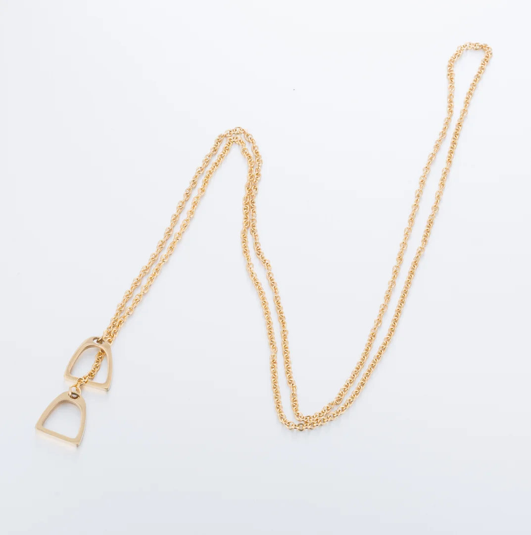 Stirrup Lariat Necklace
