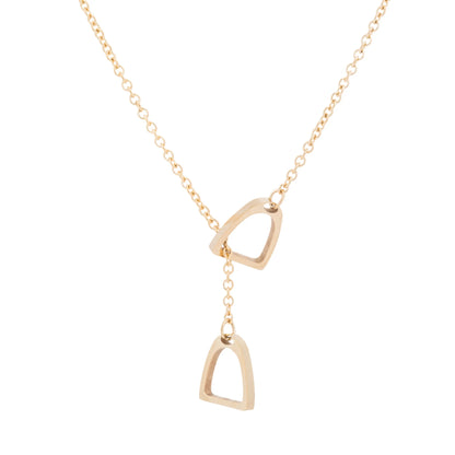Stirrup Lariat Necklace