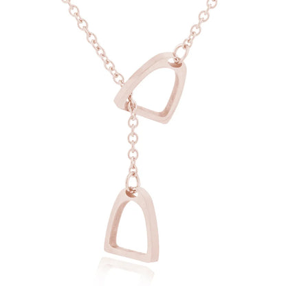 Stirrup Lariat Necklace