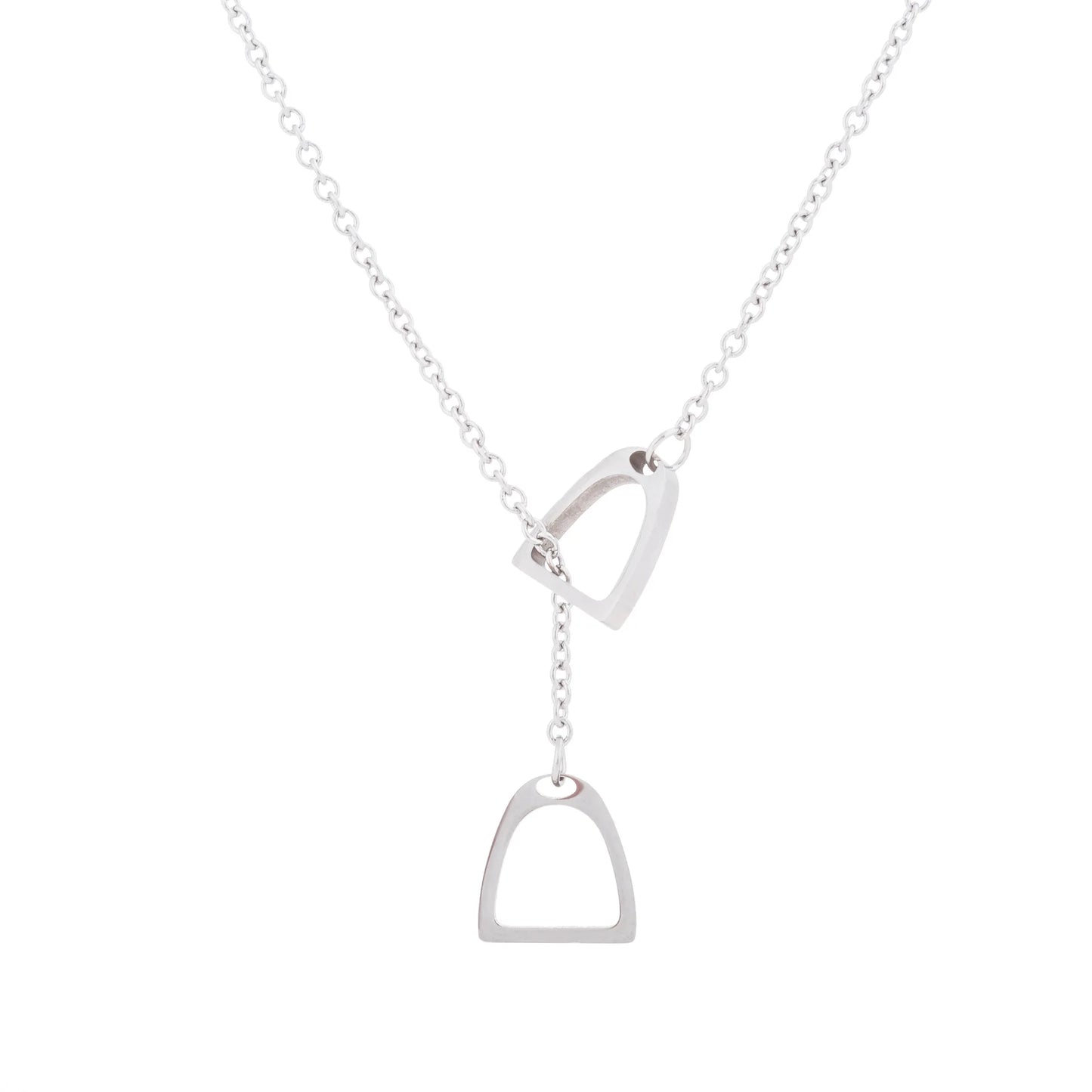 Stirrup Lariat Necklace