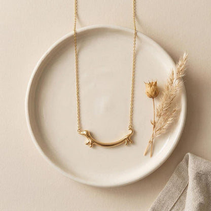 Dachshund Curve Necklace