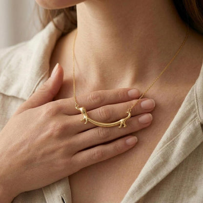 Dachshund Curve Necklace